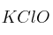 KClO