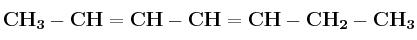 \bf CH_3-CH=CH-CH=CH-CH_2-CH_3