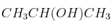 CH_3CH(OH)CH_3