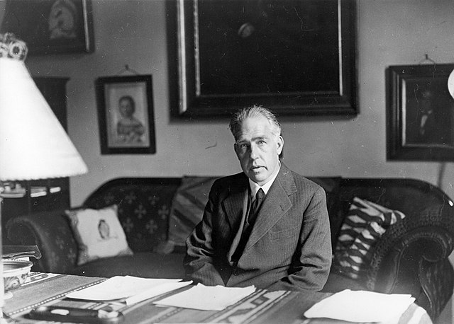 Niels Bohr en 1935