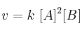v = k\ [A]^2[B]