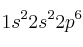 1s^22s^22p^6