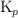 \ce{K_p}