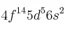 4f^{14}5d^56s^2