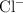 \ce{Cl-}