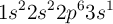 1s^22s^22p^63s^1