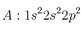 A: 1s^22s^22p^2