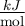 \textstyle{kJ\over \text{mol}}