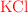 \color{red}{\ce{KCl}}