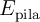E_{\text{pila}}
