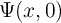 \Psi(x, 0)