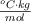 \textstyle{^oC\cdot kg\over mol}