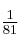 \textstyle{1\over 81}