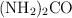 \ce{(NH2)2CO}