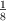 \textstyle{1\over 8}