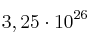 3,25\cdot 10^{26}