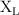 \ce{X_L}