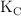 \ce{K_C}