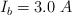 I_b = 3.0\ A