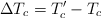 \Delta T_c = T^{\prime}_c - T_c