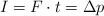 I = F\cdot t = \Delta p
