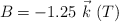 B = -1.25\ \vec k\ (T)