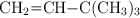 \ce{CH2=CH-C(CH3)3}