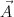 \vec  A