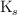 \ce{K_s}