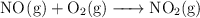 \ce{NO(g) + O2(g) -> NO2(g)}