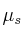 \mu_s