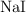 \ce{NaI}