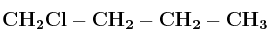 \bf CH_2Cl-CH_2-CH_2-CH_3
