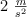 2 \ \textstyle{m\over s^2}