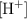 [\ce{H^+}]