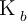 \ce{K _b}