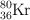 \ce{_{36}^{80}Kr}