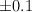 \pm 0.1