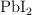 \ce{PbI2}