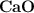 \textbf{\ce{CaO}}