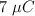 7\ \mu C