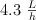 4.3\ \textstyle{L\over h}