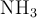 \ce{NH3}