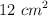 12 \ cm^2