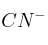 CN^-