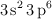\ce{3s^2 3p^6}