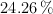 24.26\%