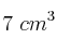 7\ cm^3