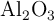 \ce{Al_2O3}