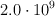 2.0\cdot 10^9